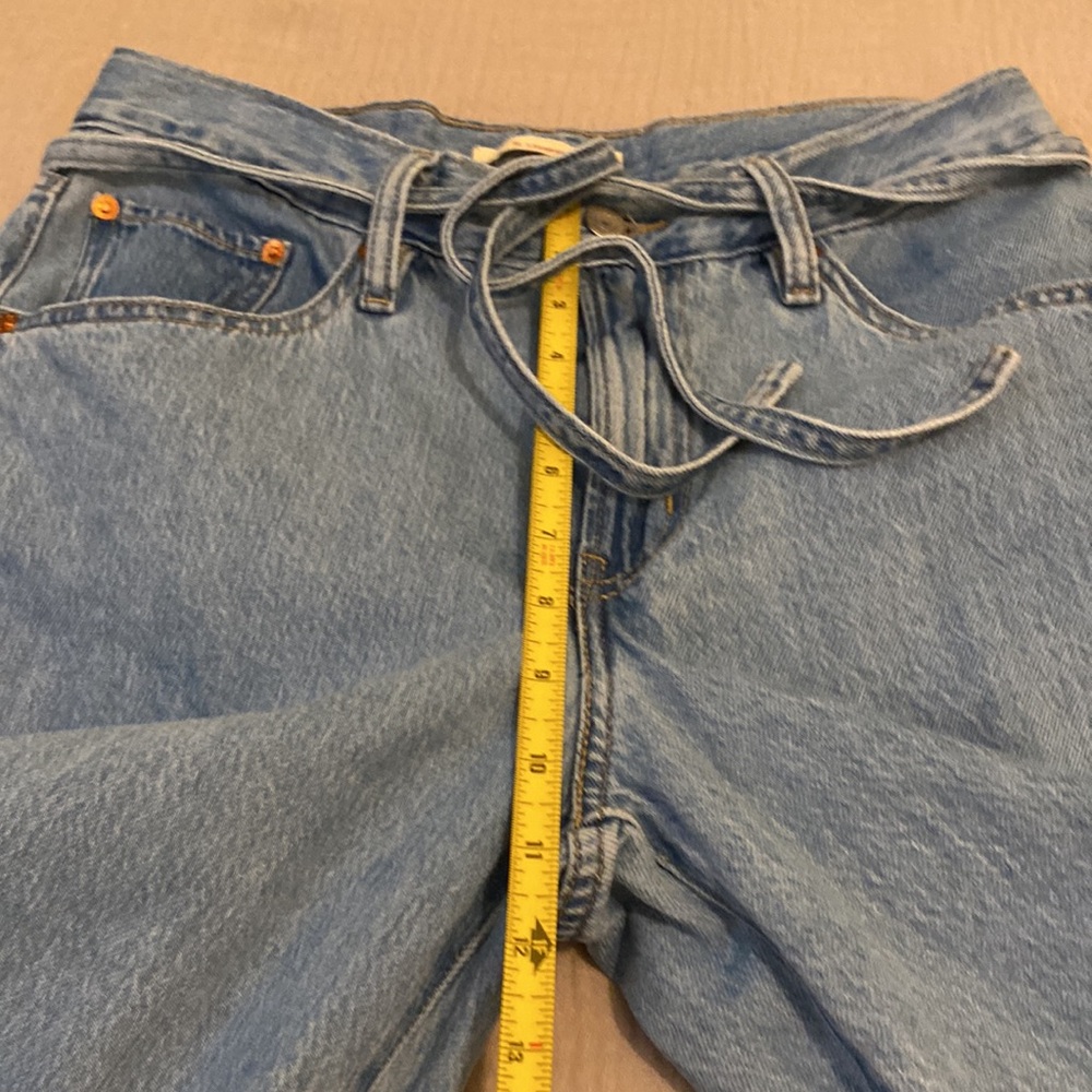 LEVI’S XL STRAIGHT Classic Blue Wide-Leg Women Premium Jeans. Size W28  L31 - Picture 9 of 12